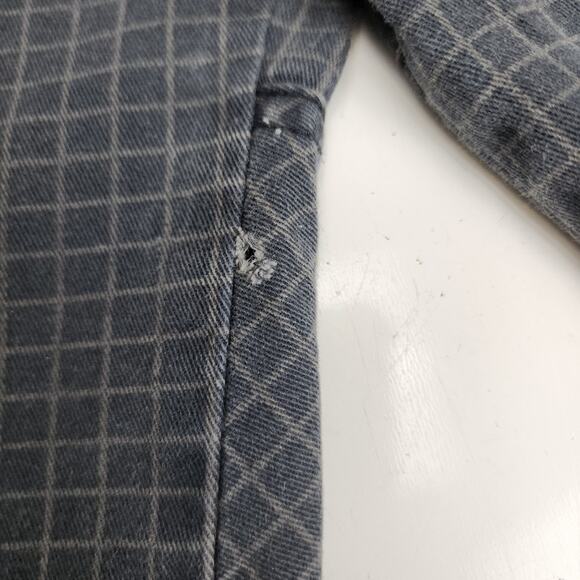 OP Ocean Pacific Y2K Black Red Gray Checkered Cargo Skater Wear Shorts Men's 32 - Picture 4 of 8